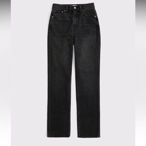 Abercrombie and Fitch Curve Love high rise 90’s straight jean